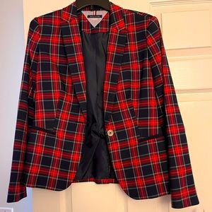 NWT Tommy Hilfiger Plaid Blazer / Jacket Size 6